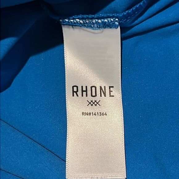 RHONE Reign Short sleeve blue size large - Picture 7 of 9